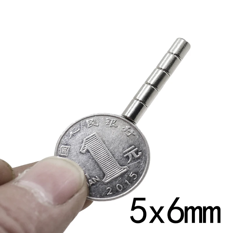 

20/50/100/200/300PCS Neodymium 5x6 Magnet Super Strong Magnet 5mmx6mm Powerful Magnets 5x6mm Permanent Small Round Magnet 5*6 mm
