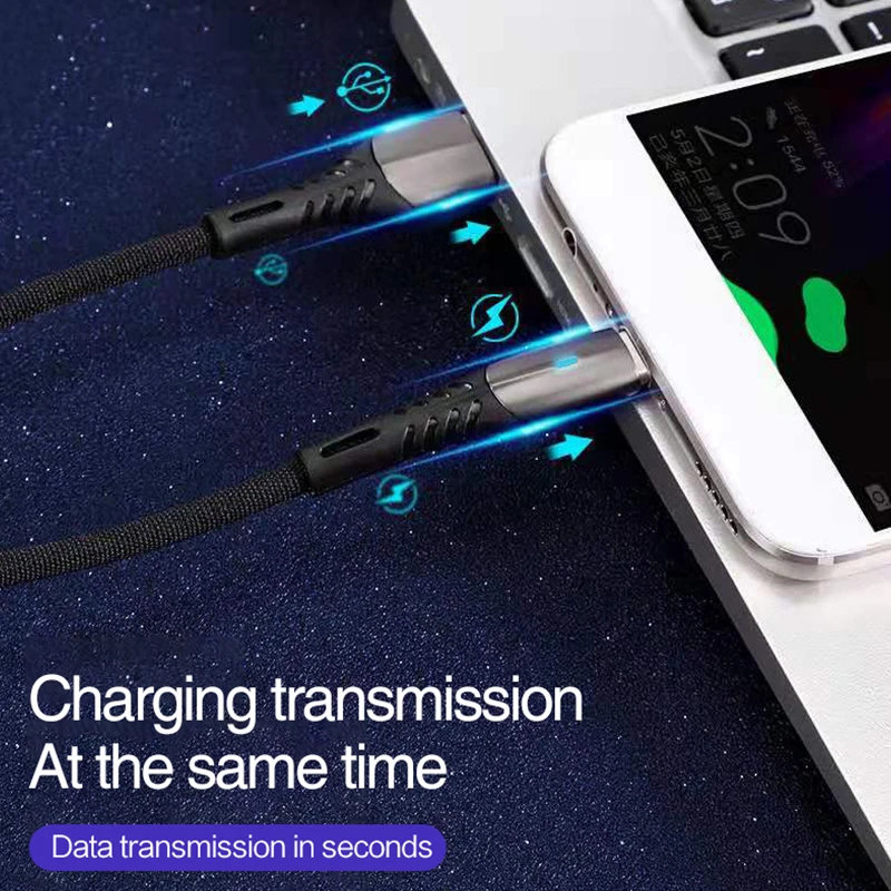 5А usb type C кабель для huawei mate 20 Pro P20 Xiaomi Note 7 из цинкового сплава Быстрая зарядка 3,0 type-C шнур супер быстрая зарядка USB C