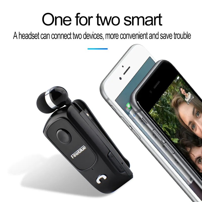 FINEBLUE F920 Беспроводной наушники Bluetooth Handsfree гарнитура звонки напомнить вибратор