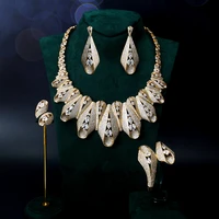 tirim luxury gorgeous bridal necklace set for women cubic zirconia wedding jewelry sets dubai brides accessories box packaging