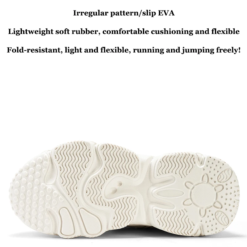 WKPK-zapatillas de deporte de cuero suave para ni&ntilde;os y ni&ntilde;as, zapatos informales de rebote, antideslizantes, para exteriores, producto nuevo-4