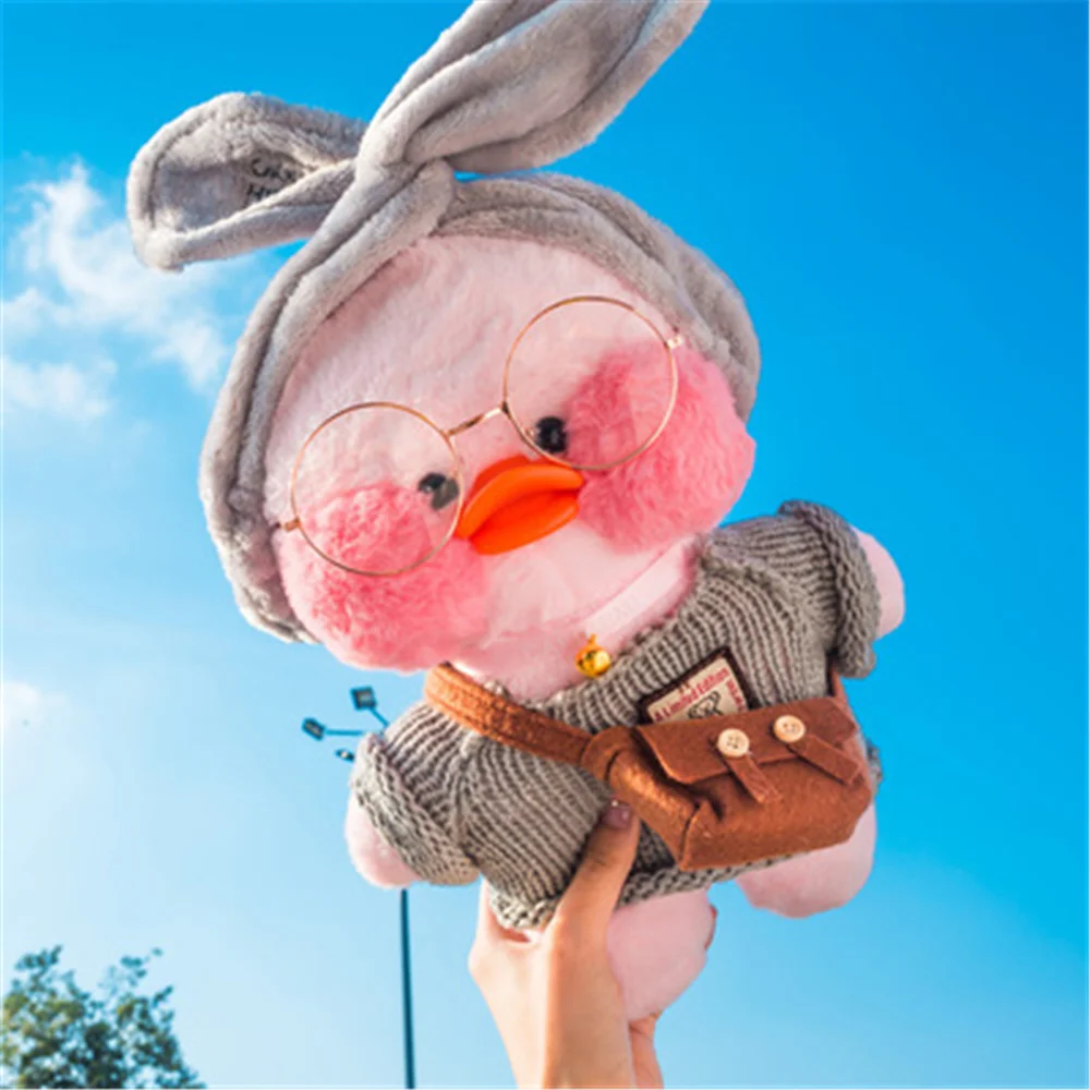 

30 см корейские куклы lalafanfan cafe mimi ins маленькая Желтая утка кукла утки Lalafanfan утки плюшевые мягкие игрушки утки кукла подарок на день рождения