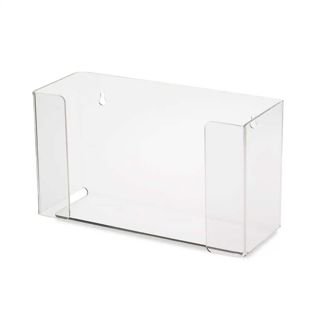 

Dustproof Face Cover Gloves Dispenser Wall Mount Acrylic Transparent Container Storage Box Face Masks Container