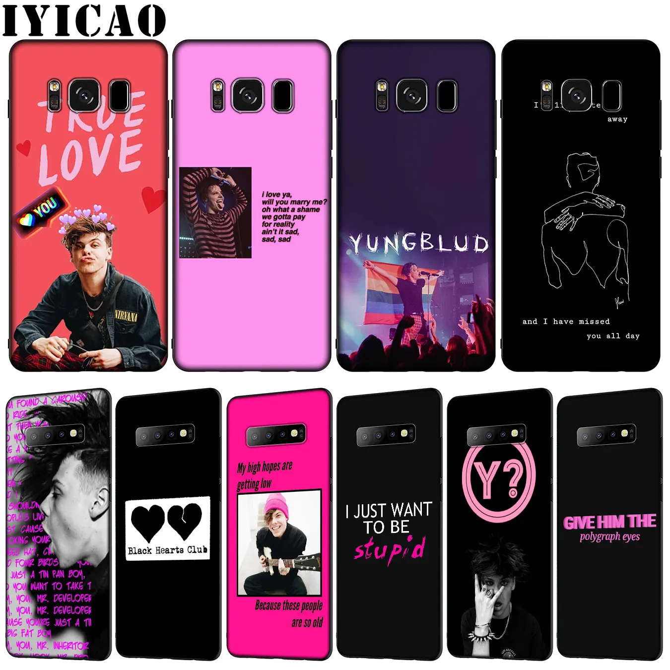 Силиконовый чехол Yungblud для Samsung Galaxy S20 Ultra S10 Lite S9 S8 Plus S6 S7 Edge S10e | Мобильные телефоны