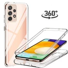 360 полностью мягкий чехол для Samsung S21 S20 FE S10 S9 S8 plus A12 A22 A32 A42 A52 A72 A21s A31 A51 A71 A50 A70 A6 A7 A8 J4 J6 2018