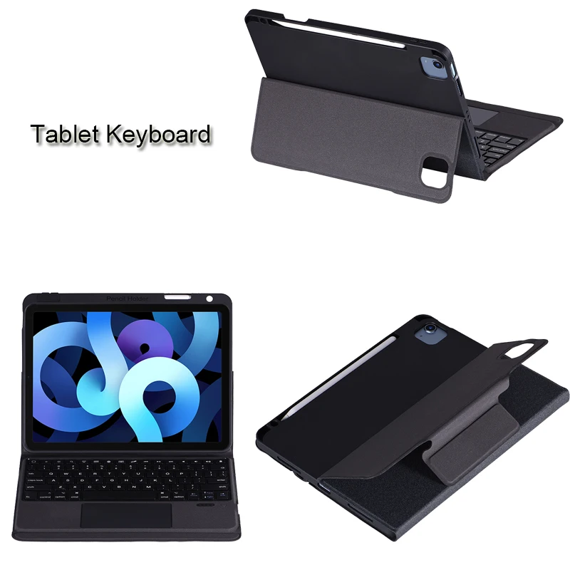 

Wireless Bluetooth Touchpad Tablet Keyboard Case For ipad Pro 11th 2020 2018 Air 4 10.9th With Pen Slot Magnetic Tablet Keyboard