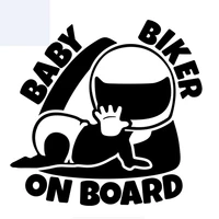 warning car sticker baby on board reflective waterproof sunscreen for motorcycle auto accessories vinyl decal1514cm