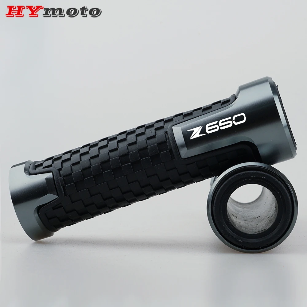 

7/8''22MM Motorcycle CNC Accessories Handle Grips Motorbike Handlebar Grip Ends For KAWASAKI Z650 Z 650 2017 2018 2019 2020 2021