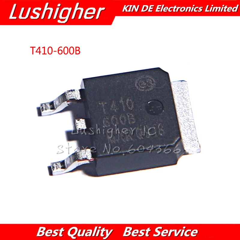 10 шт. T410-600B TO-252 T410-600 TO252 410-600 T41060 410-600B | Электронные компоненты и принадлежности