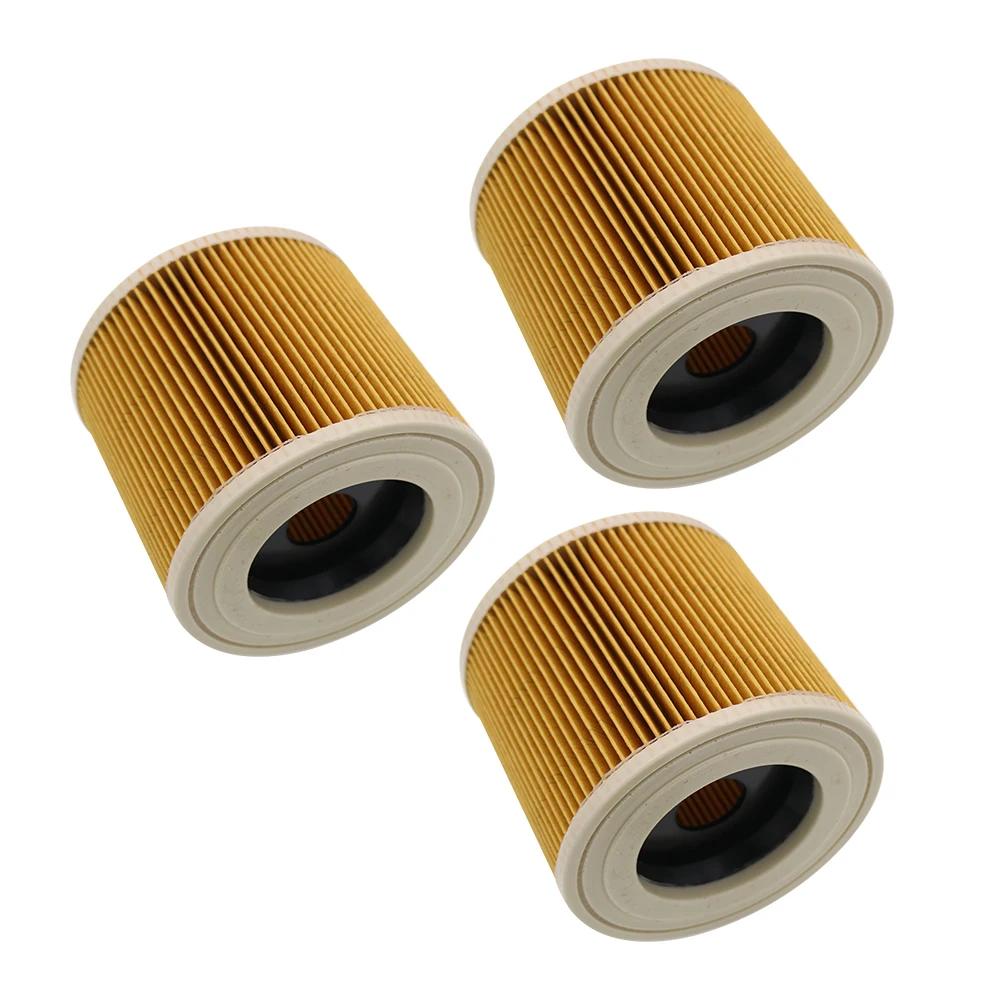 3 шт. пылезащитные фильтры для Karcher Запчасти пылесосов картридж HEPA фильтр WD2250 WD3.200