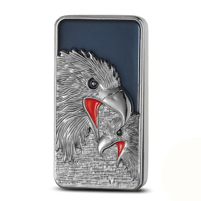 USB Электронная старинная Зажигалка Eagle & Dragon Ghost Lion беспламенная Briquet