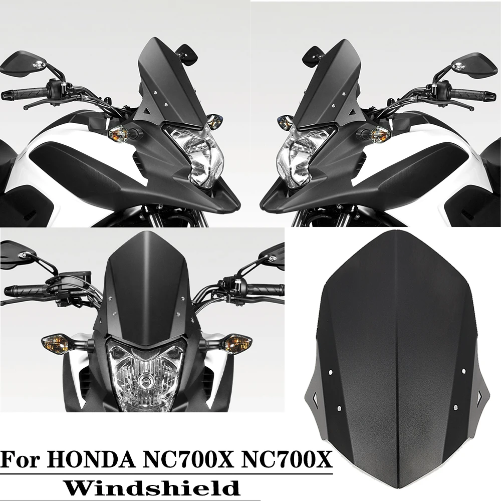 

For HONDA NC 700X 2012-2013 NC 750X 2014-2019 NC700X NC750X Windshield Motorcycle Accessories Windshield Front Guide Plate
