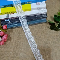 s1354 width 3 2cm high quality white elastic colorful lace ribbon trims for diy crafts material gift packing lace