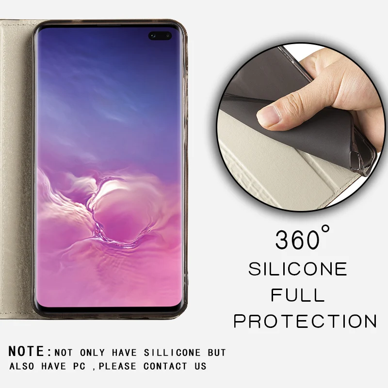 Кожаный флип-чехол для телефона Samsung A51 A71 4G A10 A20 A30 A40 A50 A50S A60 A70 A5 A7 A8 Plus J3 J5 J6 J7