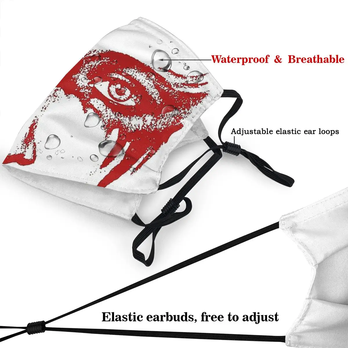 Коллекция 100 года Эбби Финн Беллами Кларк ТВ-сериал маска для лица красная модная