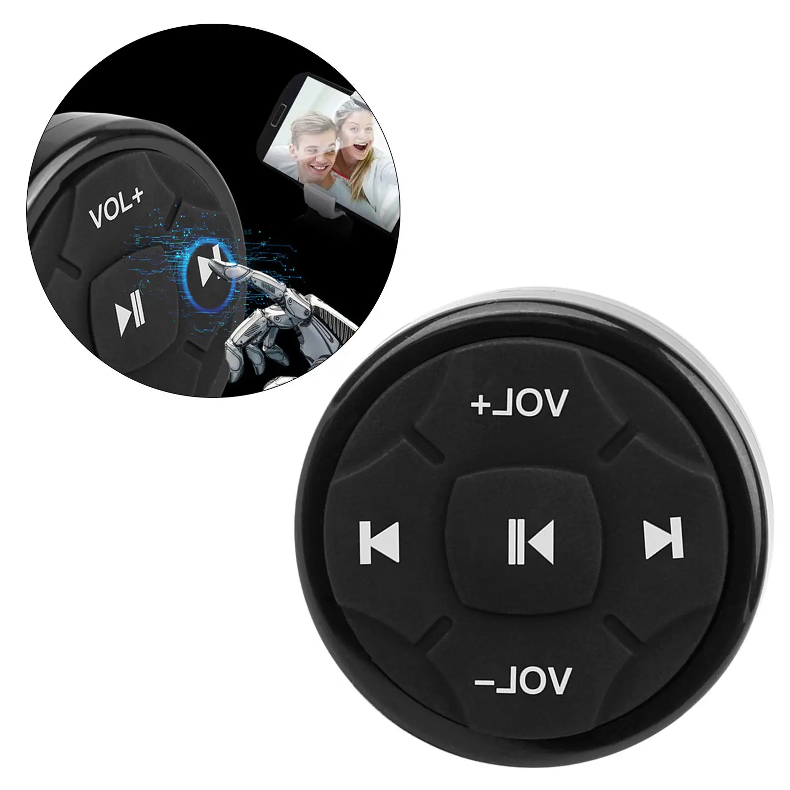 

Беспроводной пульт дистанционного управления на рулевое колесо с Bluetooth для камеры для iPhone или Android
