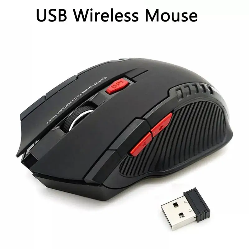 

1600DPI 2.4GHz Mouse Wireless Gaming Mouse With USB Receiver General Power Saving Mice For Computer PC Laptop Keyboard Acccssory