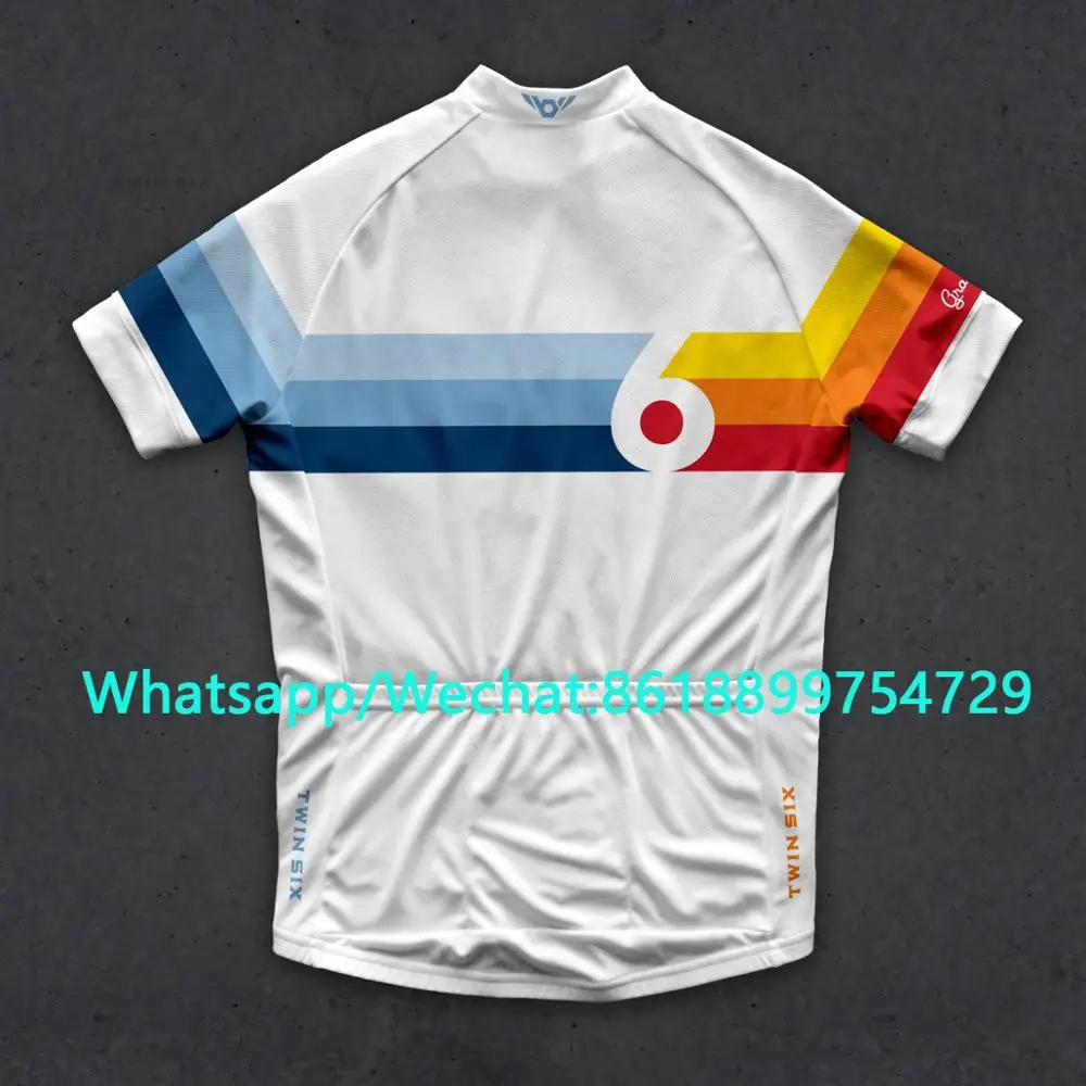 Летняя велосипедная майка TWIN SIX одежда для велоспорта дышащая уличная спортивная