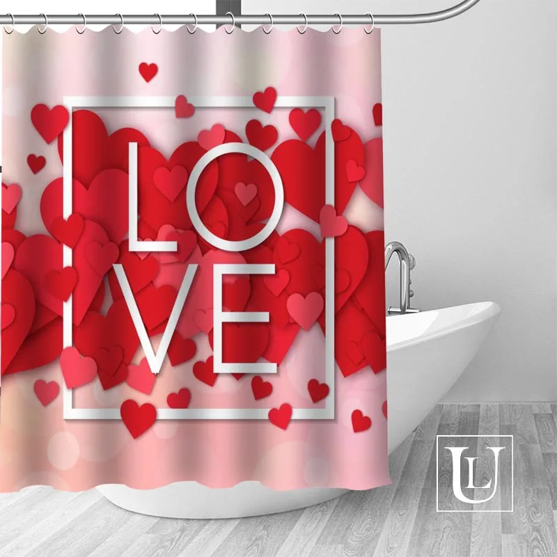 Большая распродажа новая романтичная Современная душевая занавеска на заказ с