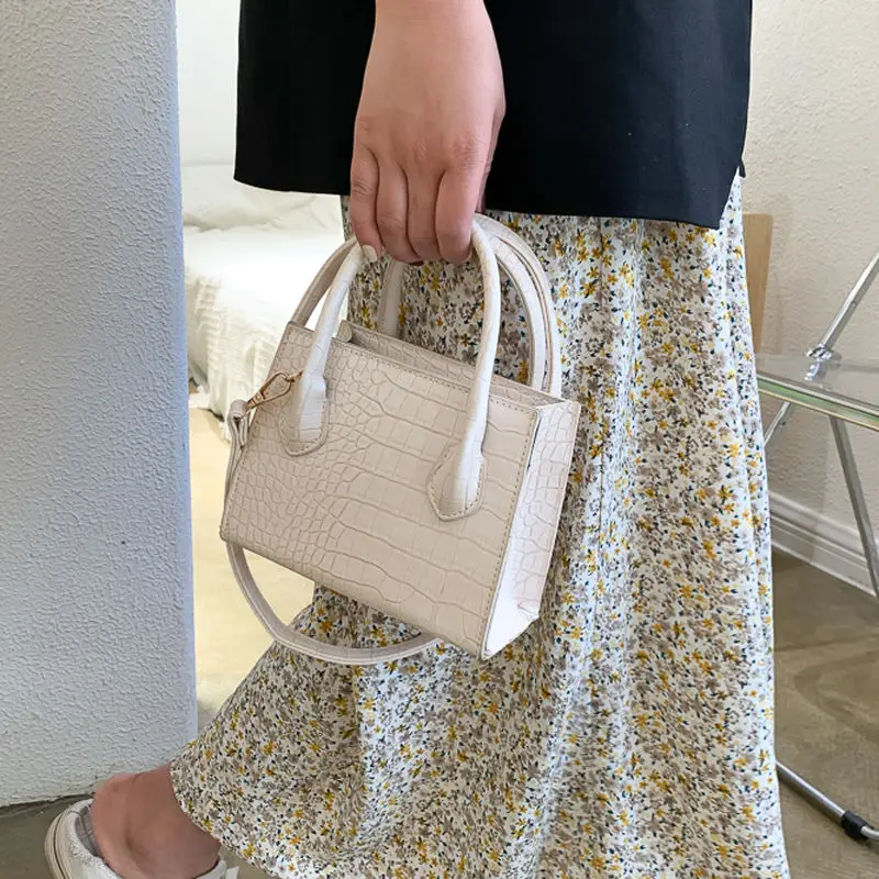 2020 сумки через плечо из искусственной кожи с крокодиловым узором для женщин