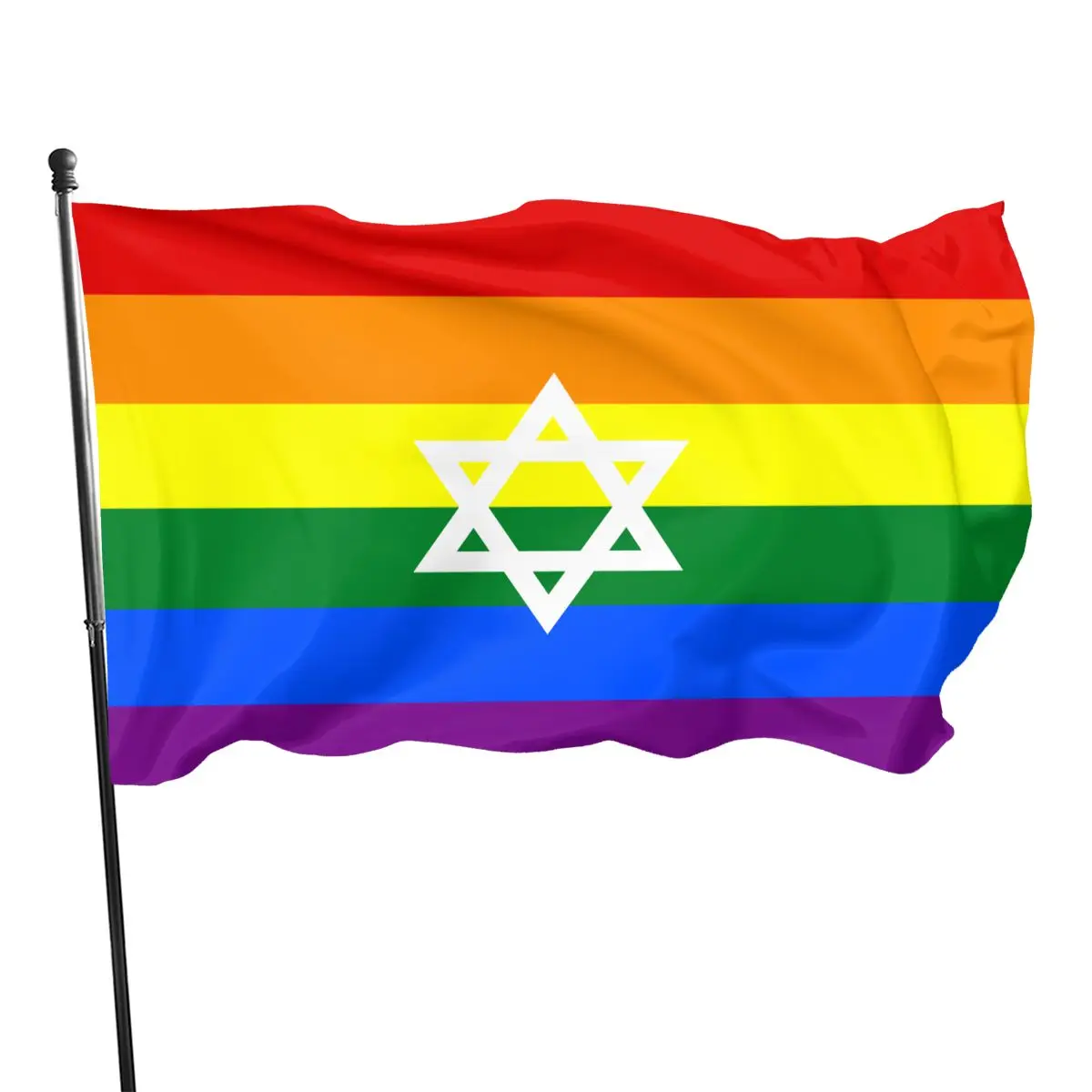 

Flag Gay Pride Flag Of Israel Custom Flag 90x150cm