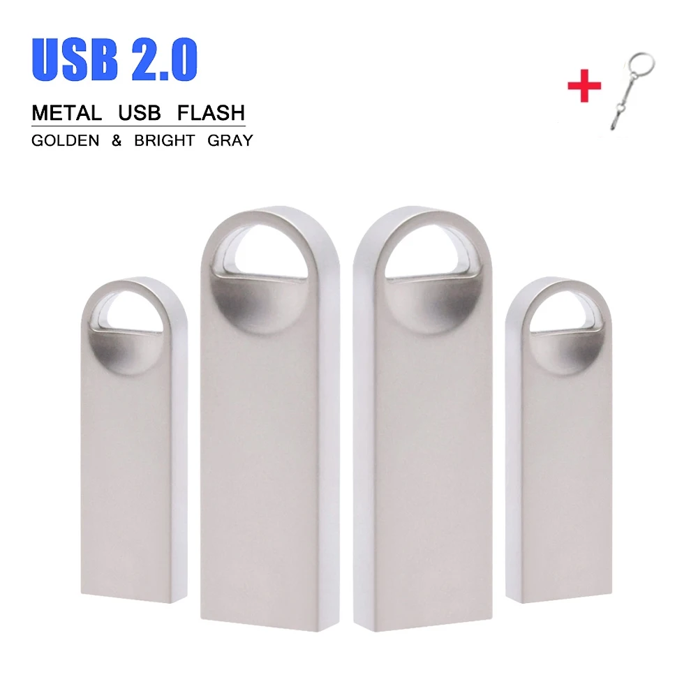 Более 10 шт. Бесплатная доставка логотип металлический флеш накопитель 4 ГБ 8