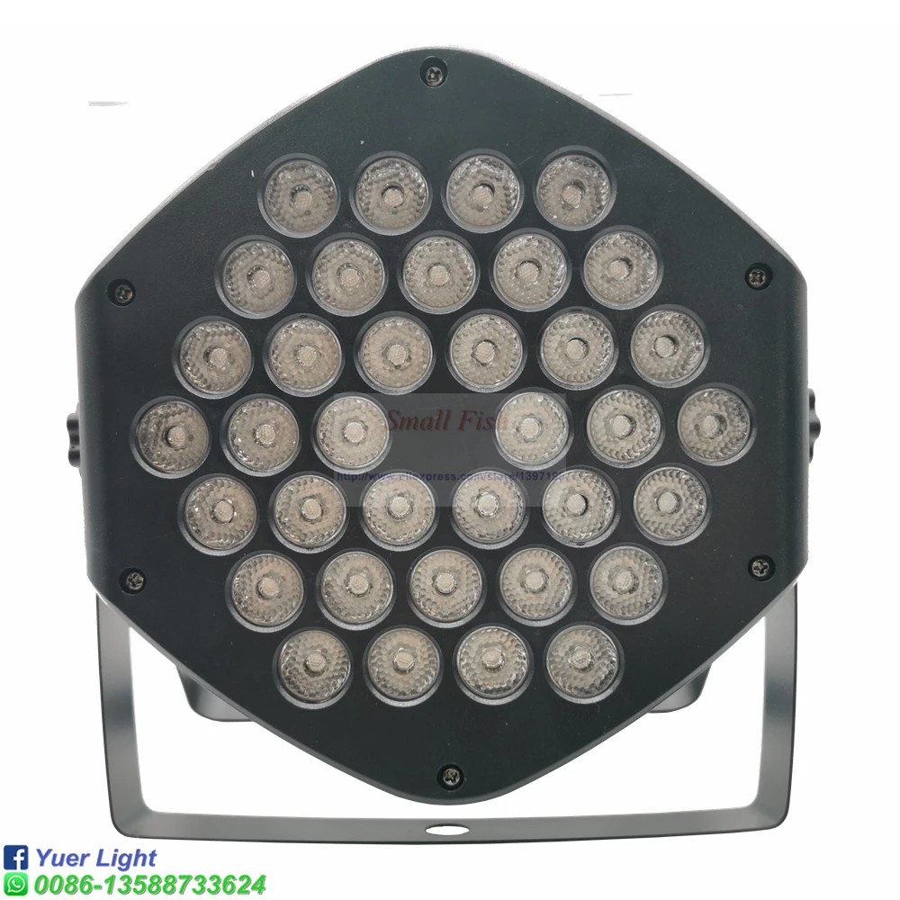 LED Strobe 36x3W DJ RGB UV Par Lights 3IN1 Wash Disco Light DMX Controller Effect For Small Paty KTV Stage Night | Освещение