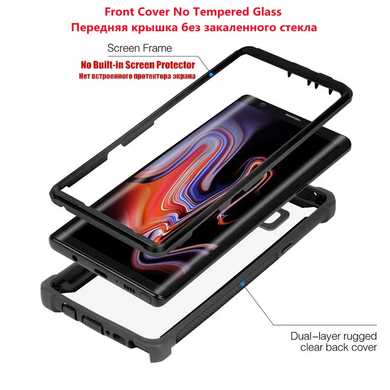 Heavy Duty Protection Transparent Soft TPU Case For Samsung Galaxy S21 Ultra S20 Fe S10 5G S20 Lite Shockproof Sturdy Cover