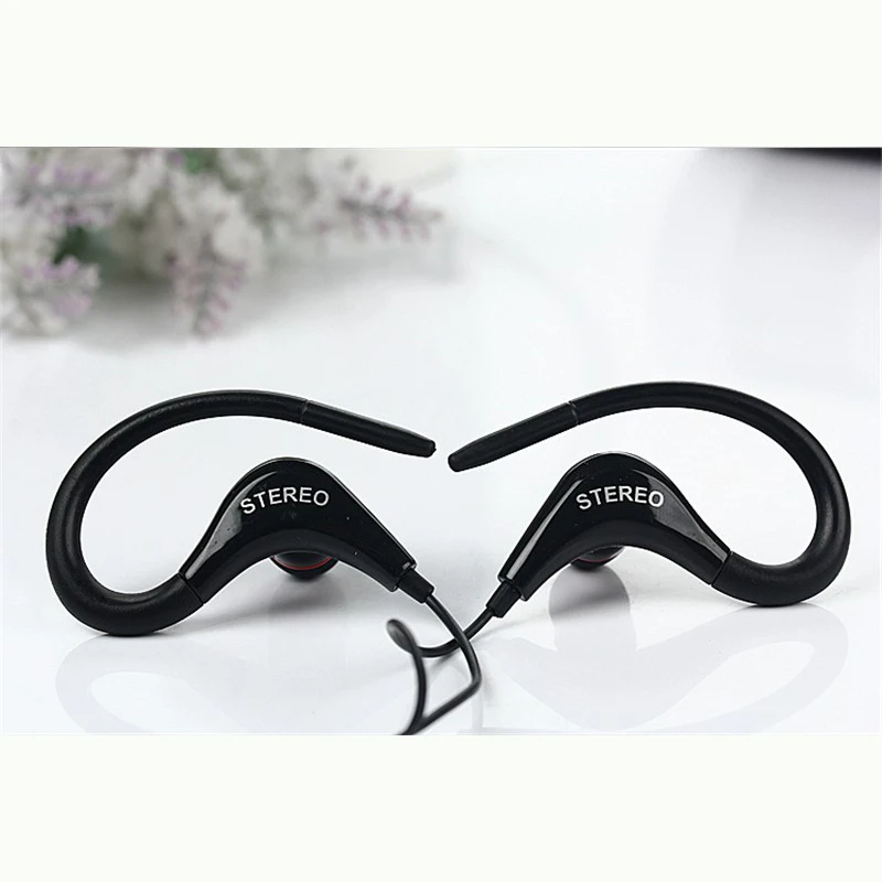 Наушники с шумоизоляцией спортивные наушники микрофоном ушные крючки проводные