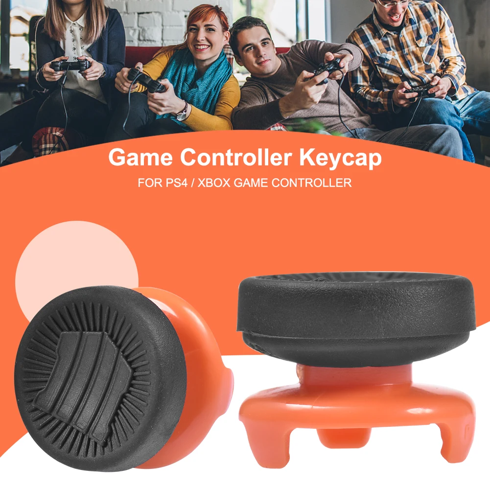 

2pcs/lot Game Controller Keycap Silicone Thumb Stick Grip Caps Gamepad Button Cap For PS4 XBOX Game Joystick Game Impart