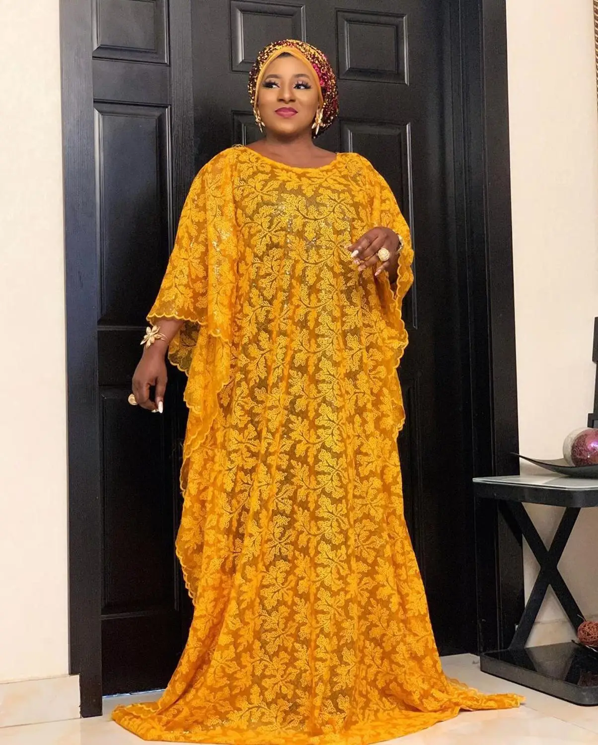 beautiful Embroidery African evening party kaftan dress Plus size Dashiki Loose style women Boubou African dresses for women