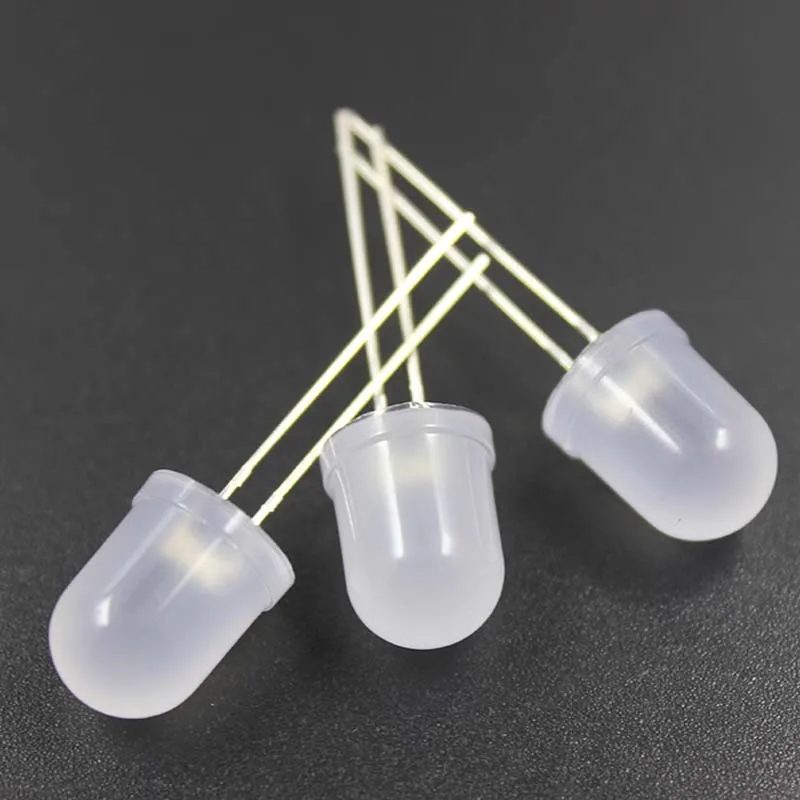 1000 шт 10 мм круглый противотуманный теплый белый красный зеленый желтый