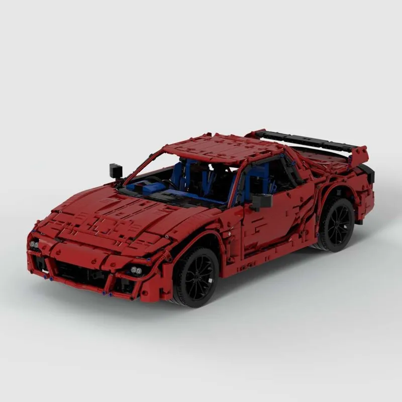 

New Tech MOC-40109 MazdaRX7 FD Racing Car building blocks Tech Racer Vehicles Supercar Bricks Children kids boy toys gift