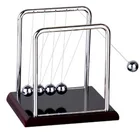 Колыбели Сталь МЯЧ металлический маятник баланса с изящными бубонами для антистресс игра украшения аксессуары 1 шт. по физике наука шарики Ньютона
