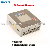 HOTA F6 QUAD-CHANNEL Smart Balance Charger 4x250W/15A for Lipo LiIon NiMH Battery with Type-C for iPhone iMac Samsung Charging