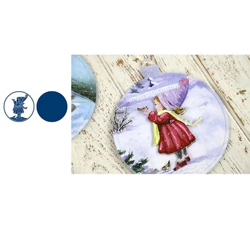 

Christmas Cute Girl Bird New Arrival 2021 Metal Cutting Die Scrapbooking DIY Decoration Craft Embossing Stencil Make Albums