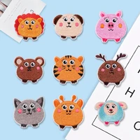 a group of cute animal embroidery patches stick on handmade diy decoration clothing bags childrens t shirt hats