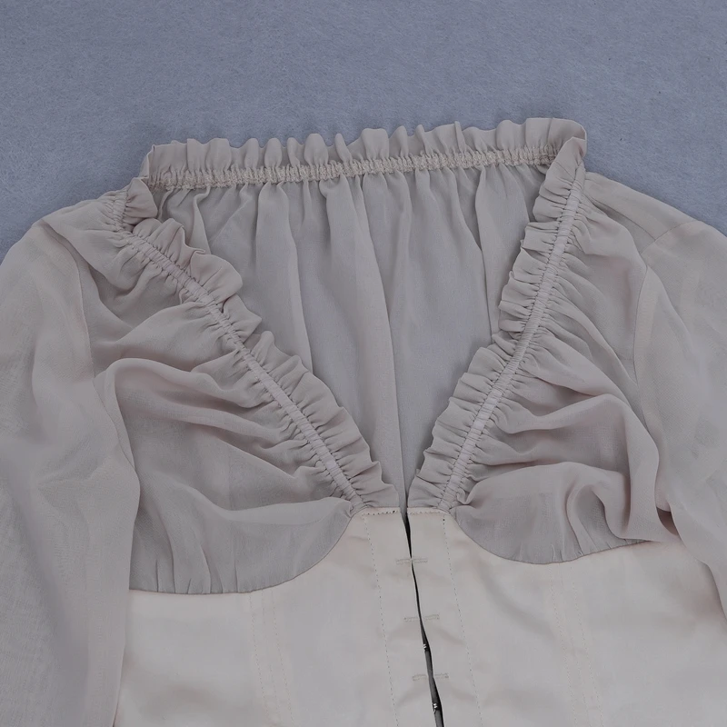 INDRESSME женские Бандажное платье без бретелек рыбий хвост до середины икры вечеринка Bodycon Club платья для леди Vestidos Новая мода