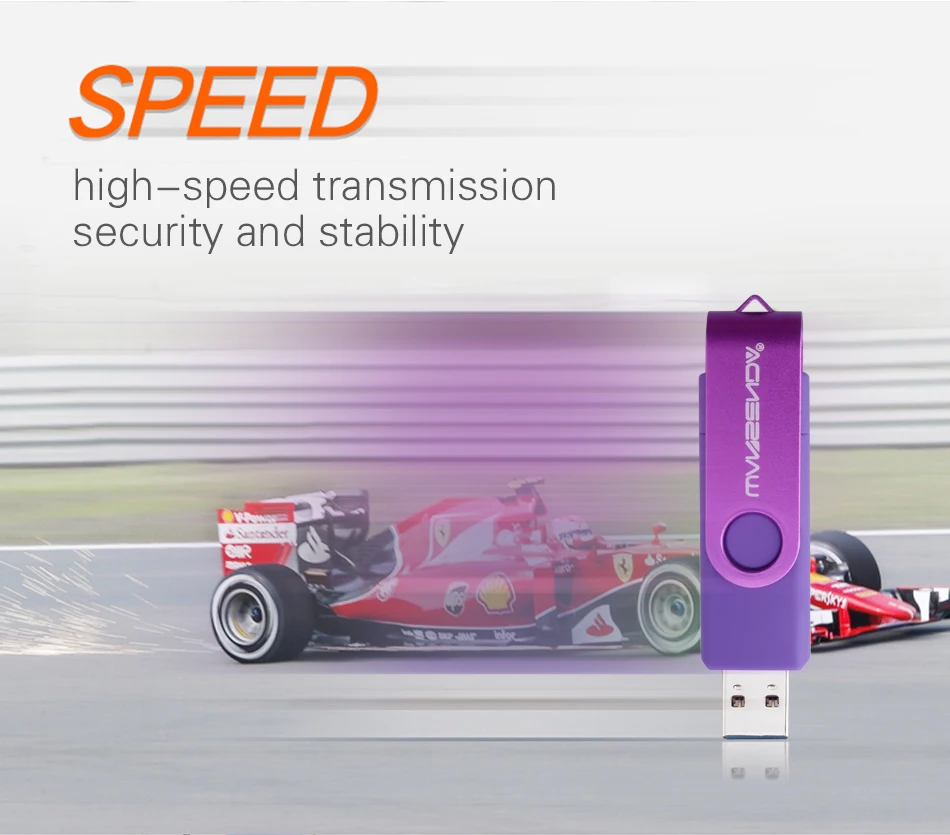 WANSENDA OTG USB 3,0 USB флеш-накопитель 16 ГБ 32 ГБ Двусторонняя ручка-накопитель для Android мобильного телефона 64 Гб USB флешка 128 ГБ 256 Гб флешки