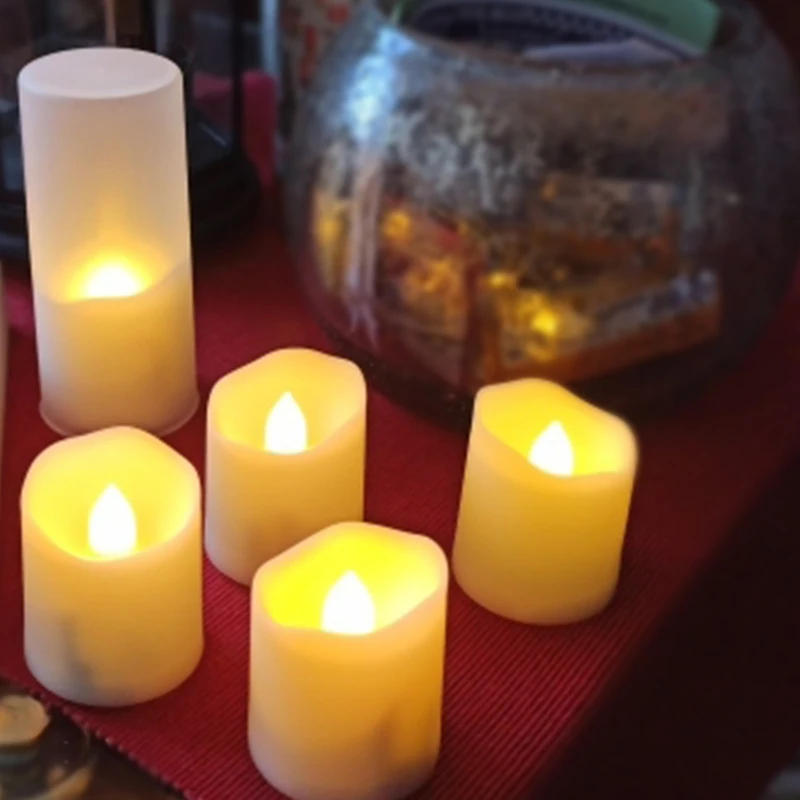 Светодиодные пасхальные свечи с таймером украшение для дома дистанционным