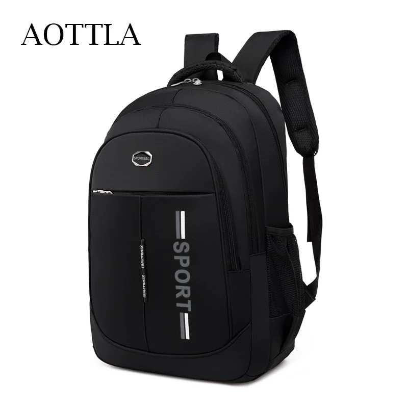 

AOTTLA Big Capacity Men's Backpack Laptop Oxford Student School Bags Male Travel Backpack For Teenager Hot Sale Casual Backpack