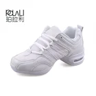 Женская танцевальная обувь, мягкая подошва, Женская дышащая обувь в стиле джаз, хип-хоп, спортивные кроссовки для девушек, Современная танцевальная обувь для джаза