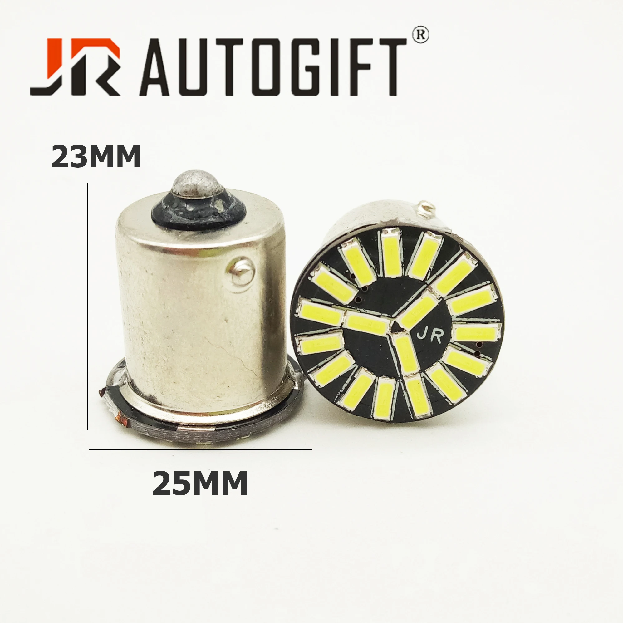 Светодиодный фонарь поворота автомобиля 20X 12/24 В 1156 1157 7443 S25 BA15S BAY15D P21W T25 18SMD 4014