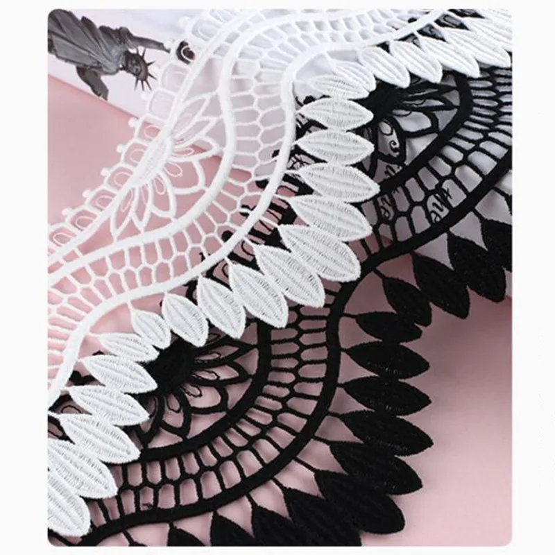 Гипюровые ленты для шитья с вышивкой 1 ярд кружевной материал в африканском стиле