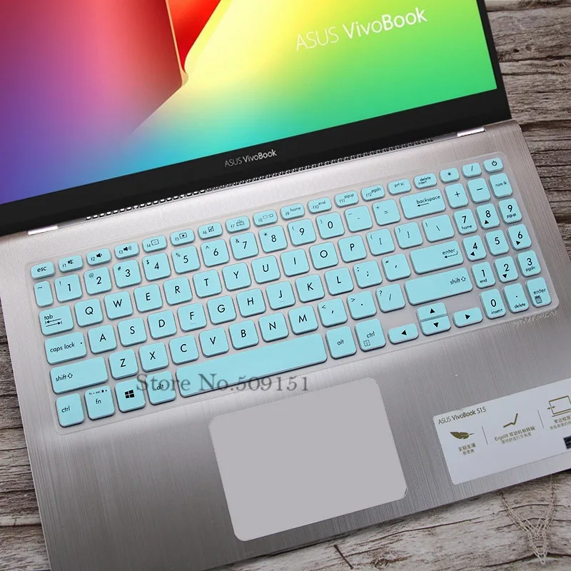 15,6 дюймовый ноутбук, силиконовая клавиатура, защитный чехол для ASUS Vivobook S15 Y5200 Y5200FB i5-8265U FL8700 V5000, ноутбук