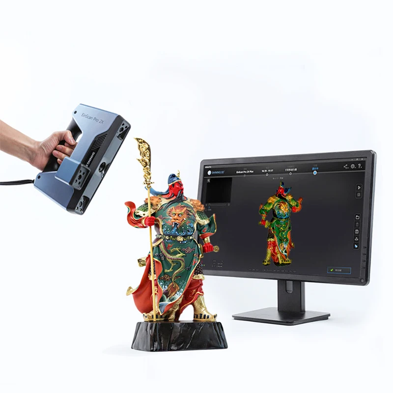 Высокоточный Einscan -pro2x ручной Блестящий 3d сканер с новым источником безопасности