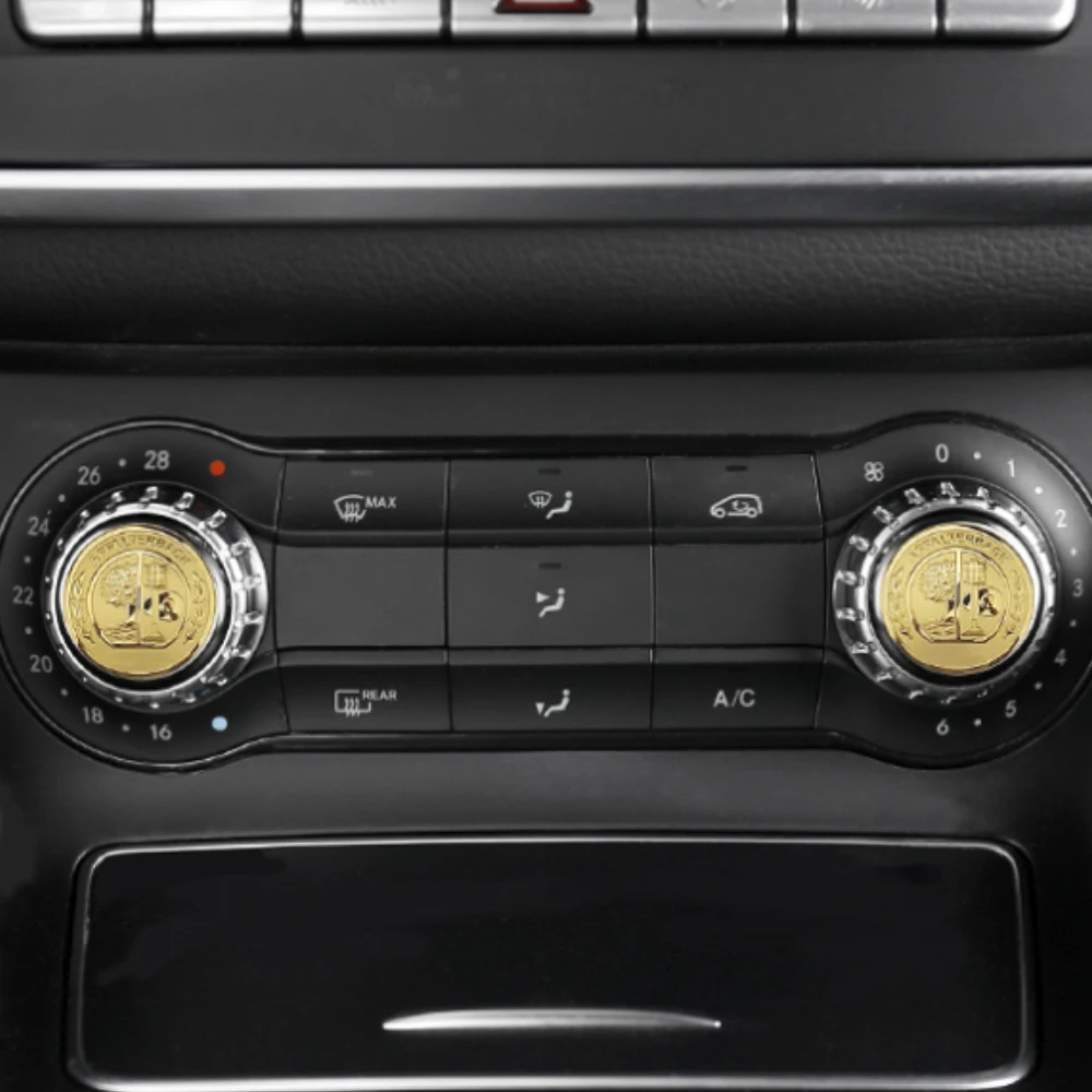 Автомобильная Мультимедийная наклейка на пуговицы 29 мм для Mercedes Benz W210 W211 W212 W213 W204