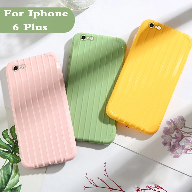 Роскошный багажный чехол для телефона для iPhone XS MAX, Модный милый чехол, чехол для багажника из ТПУ, силиконовая задняя крышка для iPhone X, 8, 7, 6, 6S Plus, чехол