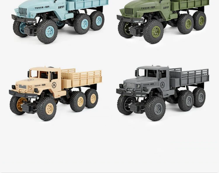 1/16 RC военный грузовик 6 колесный привод дистанционного управления внедорожный Радиоуправляемый автомобиль модель дистанционного управления альпинистская машина детская игрушка подарок