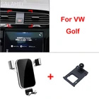Мобильный телефон держатель для VW Volkswagen Golf 7 MK7 2014-2018 крепление, устанавливаемое на вентиляционное отверстие в салоне автомобиля кронштейн GPS Держатель-зажим для мобильного телефона с подставкой в автомобильные аксессуары
